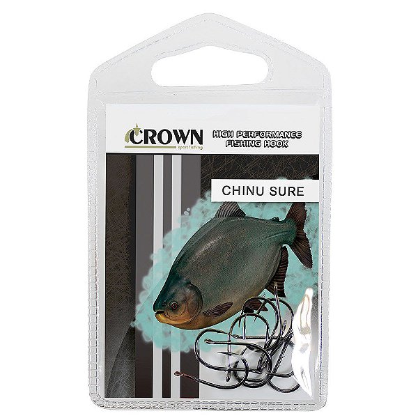 Anzol Crown Chinu Sure Black 12 C/10 - Crown