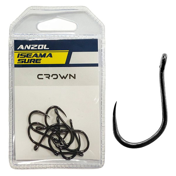 Anzol Crown Iseama Sure Black 12 C/10 - Crown