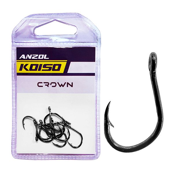 Anzol Crown em Aço Koiso Black 26 C/05 - Crown