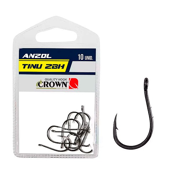 Anzol Crown Tinu Black 2BH. 0.5 C/10 - Crown