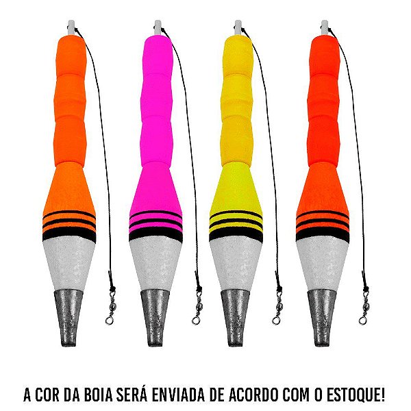 Boia De Arremesso Para Pesca N°9 Cor Sortida 70g - Bóias Barão