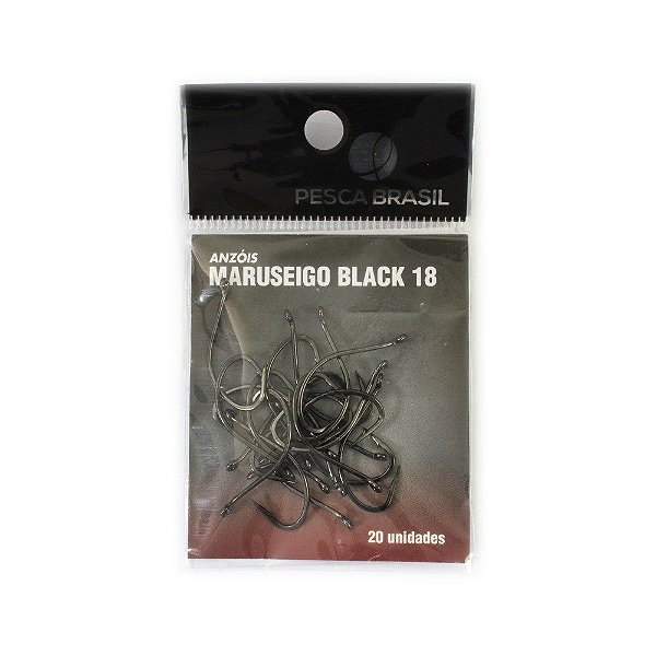 Anzol Maruseigo Black 18 20 Unidades -  Pesca Brasil