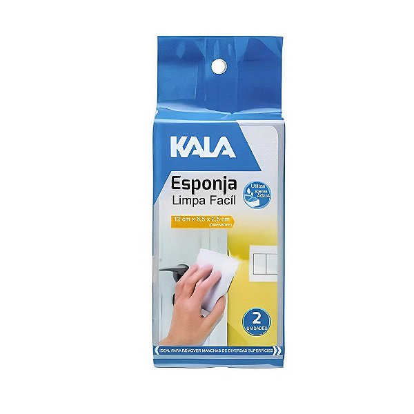 Esponja Limpa Fácil com 02 peças - Kala
