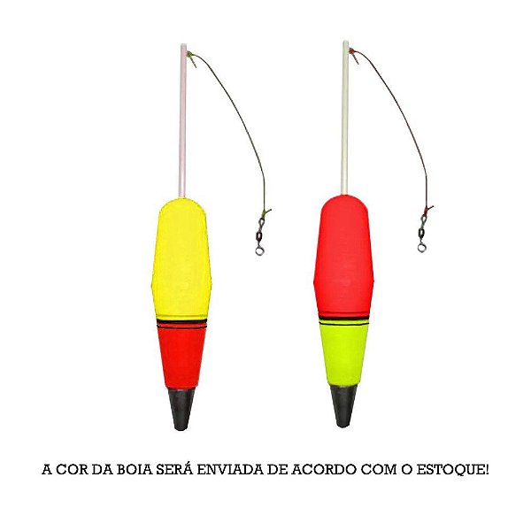 Boia De Arremesso Para Pesca N°19 Cor Sortido 60g - Bóias Barão