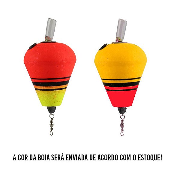 Bóia Para Luz Química Modelo Carpa N44 - Bóias Barão