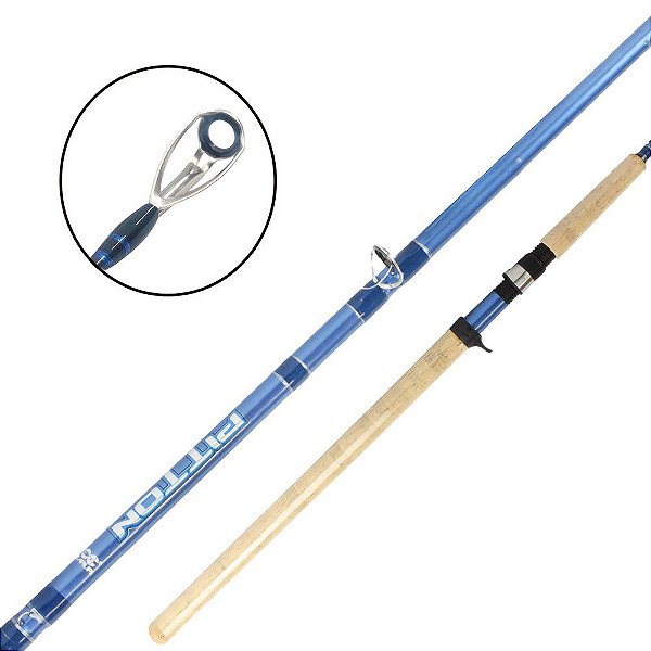 Vara Para Carretilha 2 Partes Carbono Pitton C702H 20-50lbs - Maruri