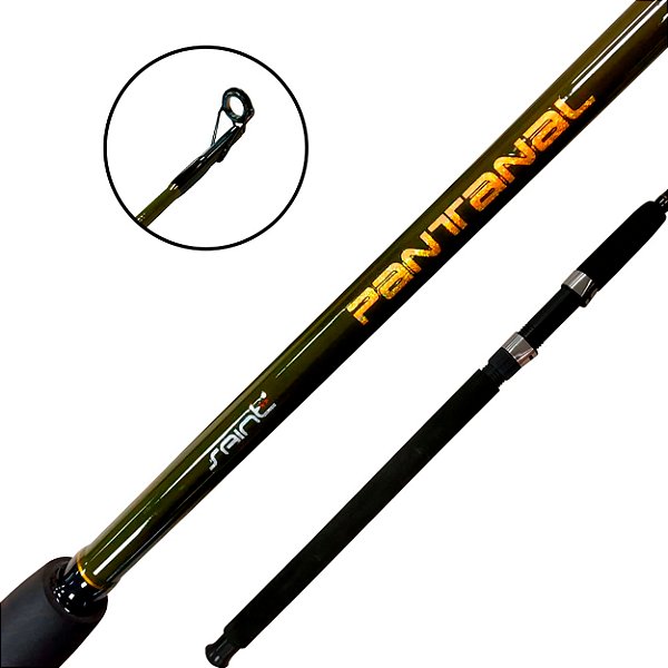 Vara Para Molinete Pantanal 2 Partes Fibra de Vidro 30-60lb 1802 SP - Saint