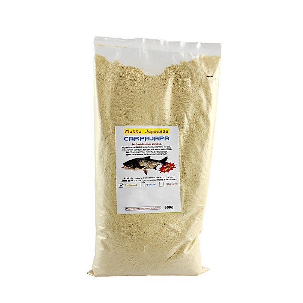 Massa Para Pesca Carpajapa Tradicional 800g - Massa Japonesa