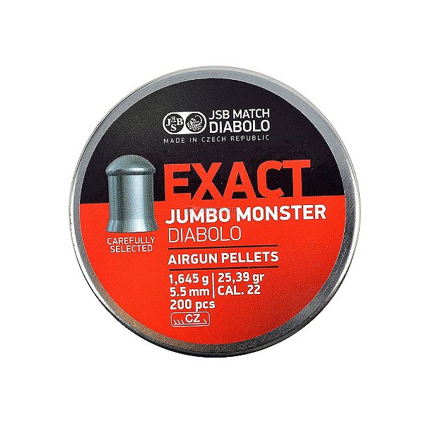 Chumbinho Exact Jumbo Monster 5.5mm 200un. - JSB