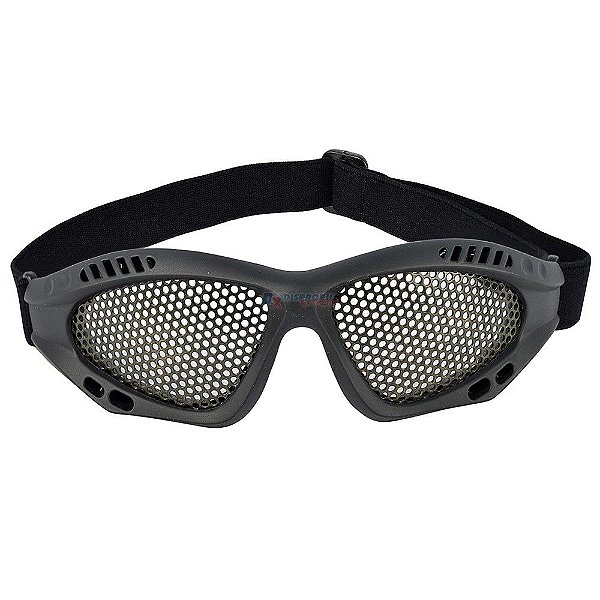 Óculos de Proteção Tela Preto - Q.G Airsoft