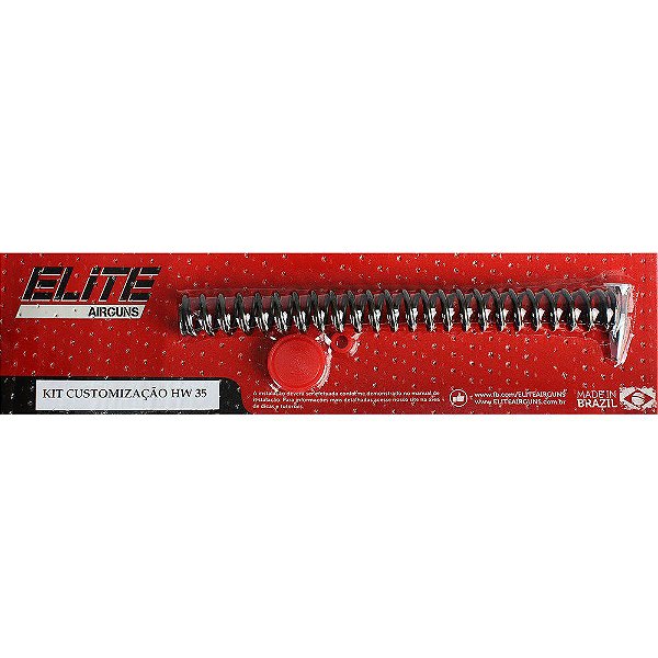 Kit Elite AirGuns Mola + Bucha de PU + Vedante Cano Carabina HW35