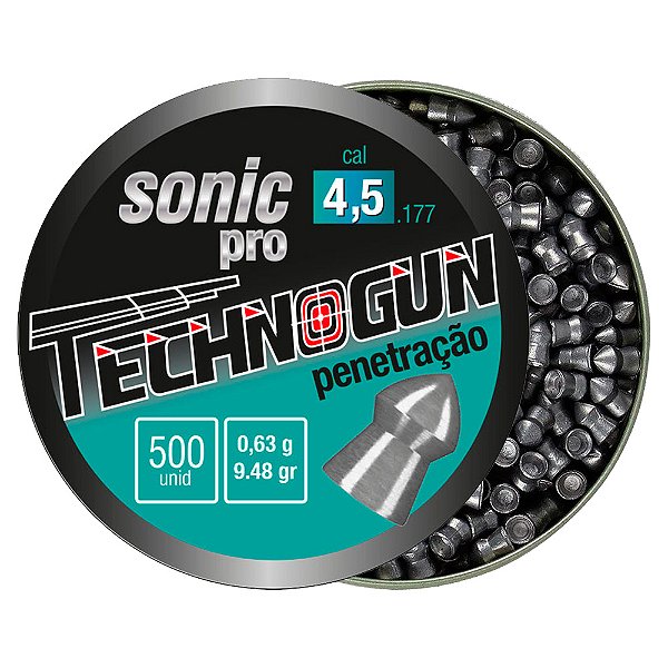 Chumbinho Sonic Pro 4.5mm 500un. - Technogun