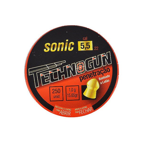 Chumbinho Sonic Latonado 5.5mm 250un - Technogun