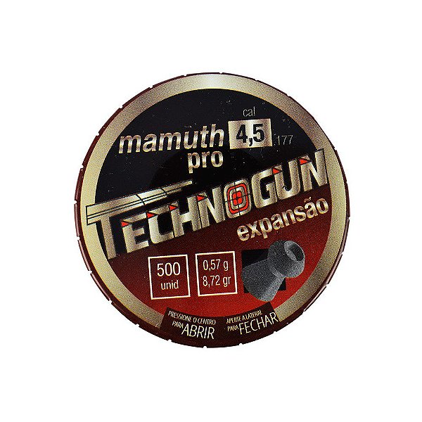 Chumbinho Mamuth Pro 4.5mm 500un. - Technogun