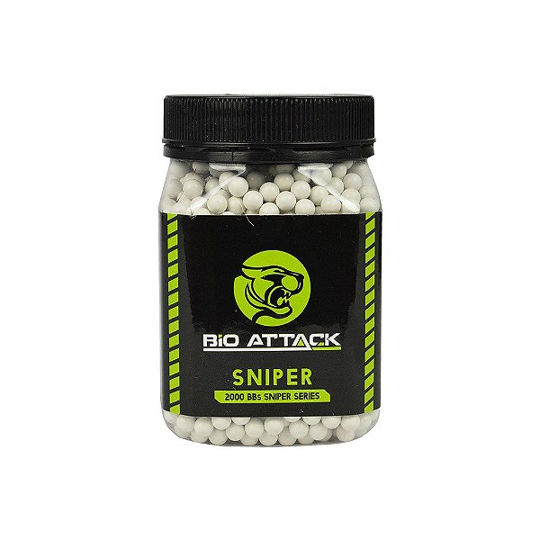 BBs Airsoft Munição Plástica Sniper 0.40g 2000un. - Bio Attack