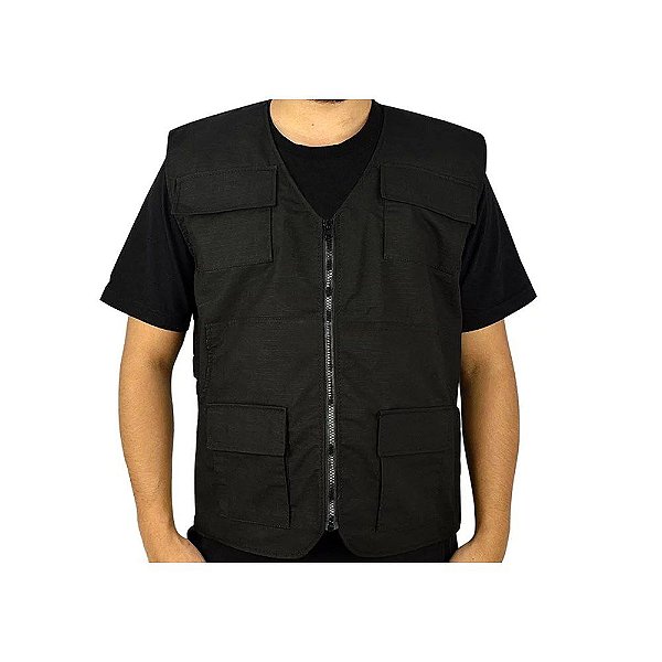 Colete Preto Adventure Tam P - Treme Terra