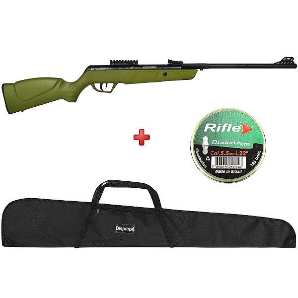 Carabina de Pressão CBC Jade Mais Verde 5.5mm Basic