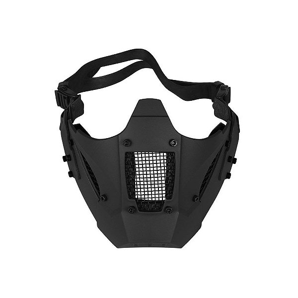 Máscara de Proteção Airsoft Meia Face FJA-126 Jay Fast Preta