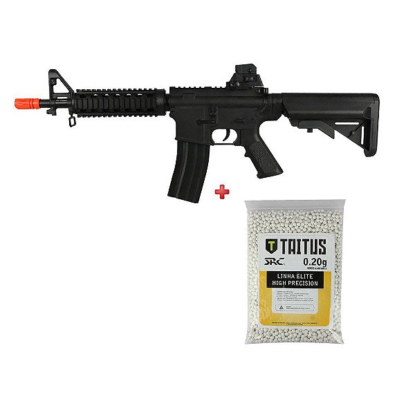 Rifle Airsoft Spring Vigor M4 + BBs SRC Taitus 0.20g