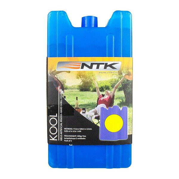 Gelo Artifical Rígido Kool Azul 2 Unidades - Nautika