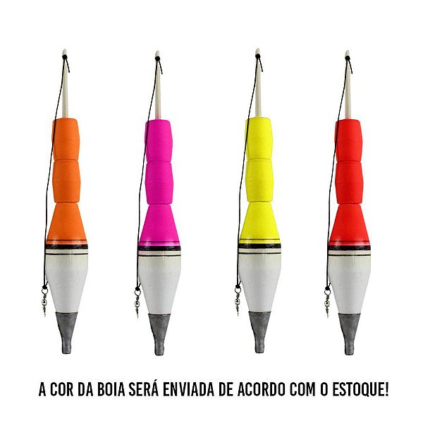 Boia De Arremesso Para Pesca N°8Cor Sortida 60g - Bóias Barão