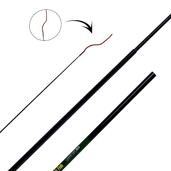 Vara Telescópica Millenium Black Fish - Pesca Brasil