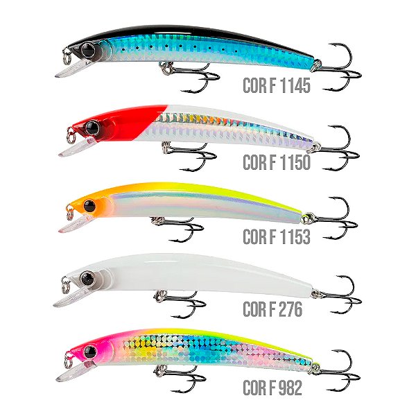 Isca Artificial Meia Água Fast Minnow Floating 90 9cm 7.5g - Albatroz