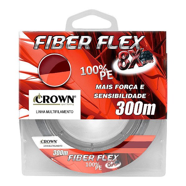 Linha Multifilamento Fiber Flex 8X 300mts - Jogá