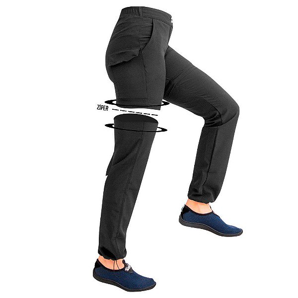 Calça Shorts Feminino Preto - Mar Negro