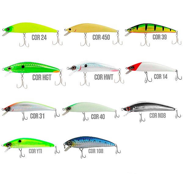 Isca Artificial Inna Pro 90 Meia Água 9 cm 16g - Marine