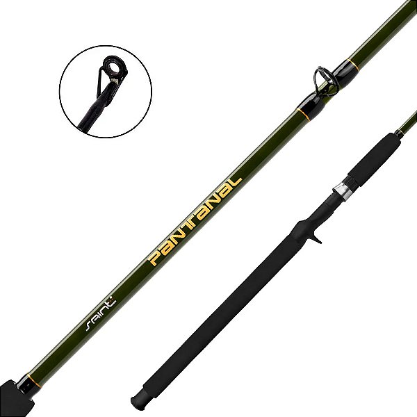 Vara Para Carretilha Pantanal 2 Partes Fibra de Vidro Sólida - Saint