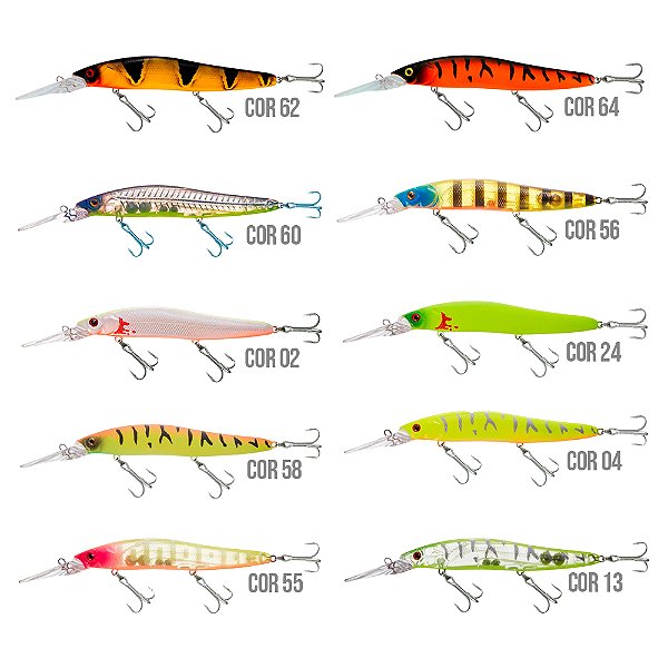 Isca Artificial Lori Mais 80 Fundo 8 cm 8g - Lori