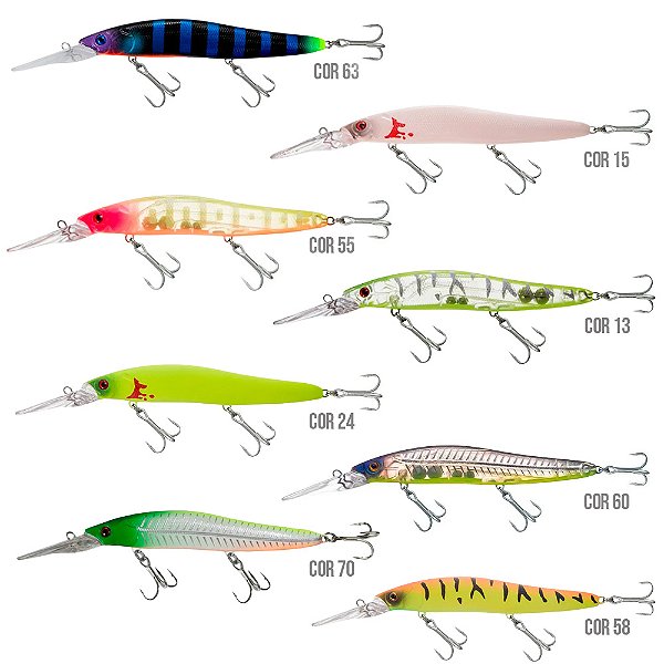 Isca Artificial Lori Mais 95 Fundo 9,5 cm 13g - Lori