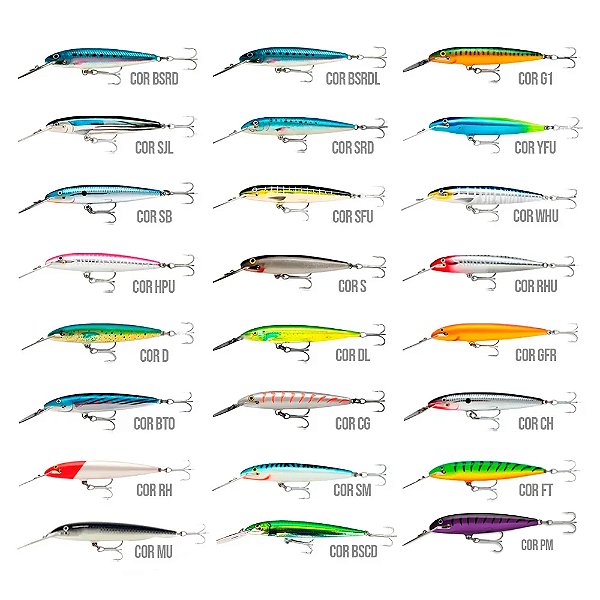 Isca Artificial Rapala Fundo CDMAG Countdown 14cm 36g - Rapala