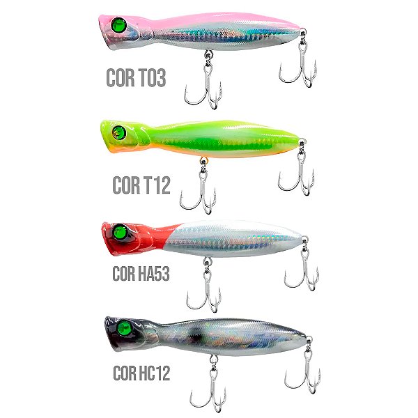 Isca Artificial Gladiador Popper Superfície 13 cm 36g - Aicas