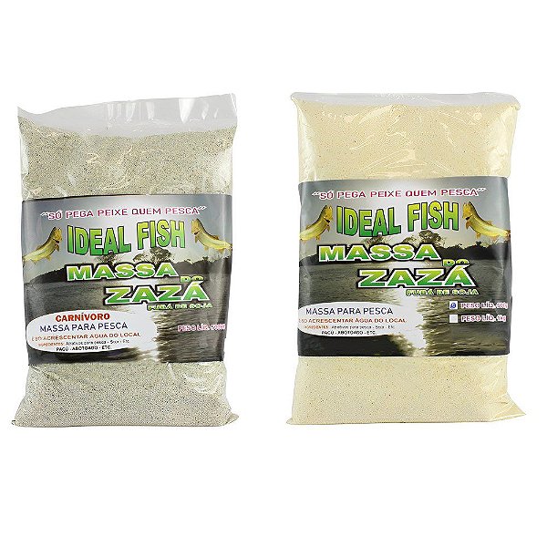 Massa Para Pesca Do Zazá 500g - Ideal Fish