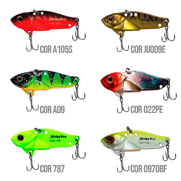 Isca Artificial Cyber Vibe 35 Fundo 3,5 cm 4g - Strike Pro