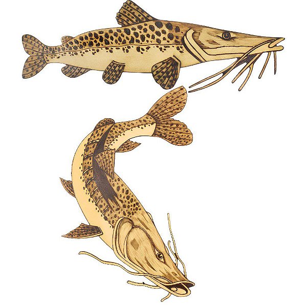 Peixe Decorativo Pintado - Dfish