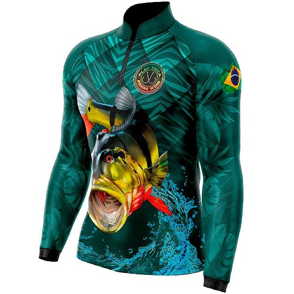 Camisa de Pesca FPS 50+ Tucunaré Amazônia  - Play Pesca