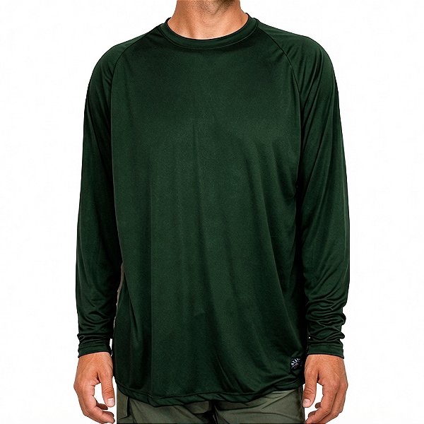 Camisa de Pesca FPS 50+ Dry Verde Militar - Play Pesca
