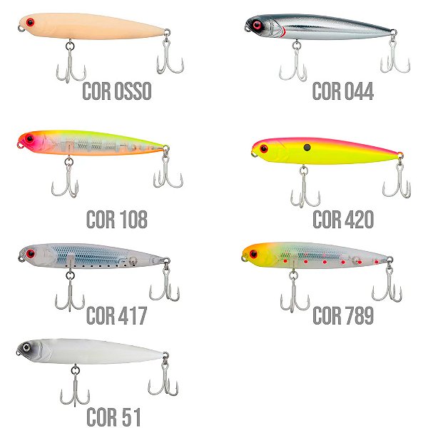 Isca Artificial Joker 80 Superfície 8cm 7g - Nitro Fishing