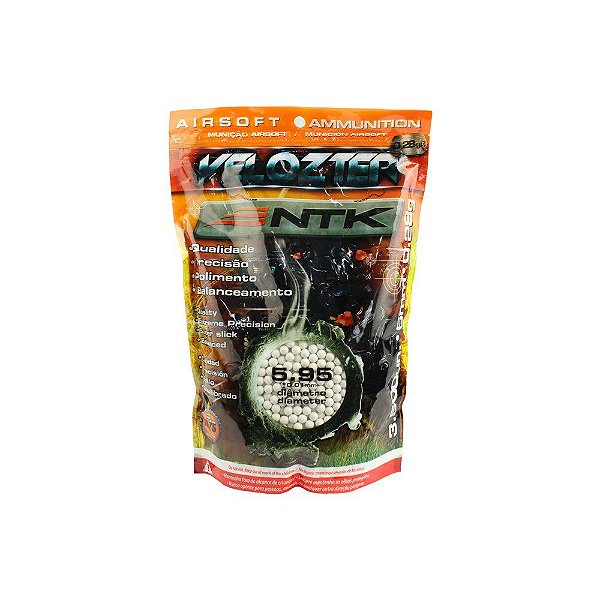 BBs Airsoft Munição Plástica Velozter 0.28g 3500un. - Nautika