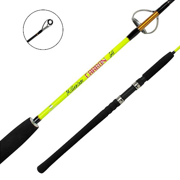 Vara Para Molinete Millenium Carbon Gll Jig - Pesca Brasil