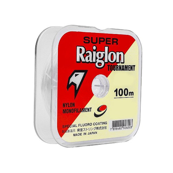 Linha Monofilamento Super Raiglon Srtour 100m Branca - Marine