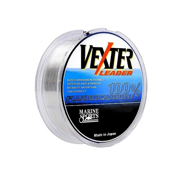 Linha Vexter Leader Fluorocarbon Transparente - Marine