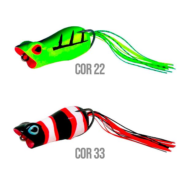 Isca Artificial Crazy Popper 6cm Cor - Yara