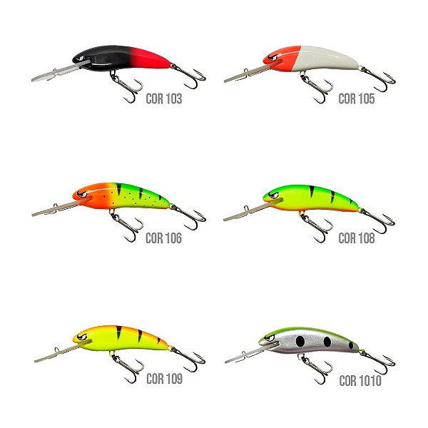 Isca Artificial Fundo Brutona 10cm 30g Cor - Yamasaki