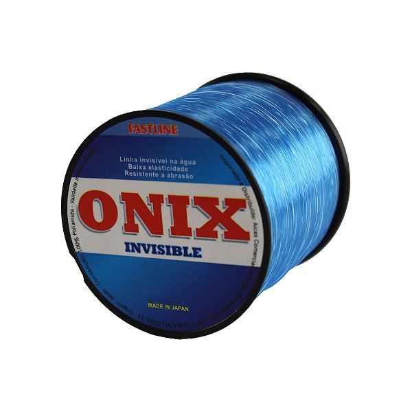 Linha Monofilamento Onix Invisible Azul 0.33mm 500 Metros - Fastline