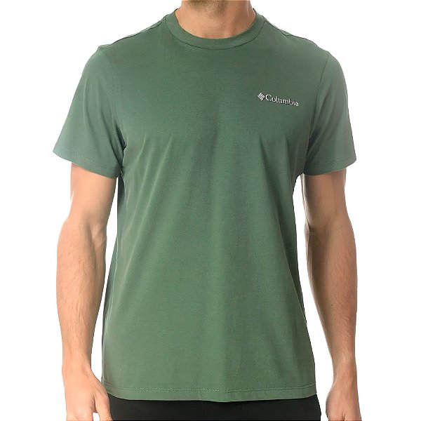Camiseta Masculina Basic Verde - Columbia
