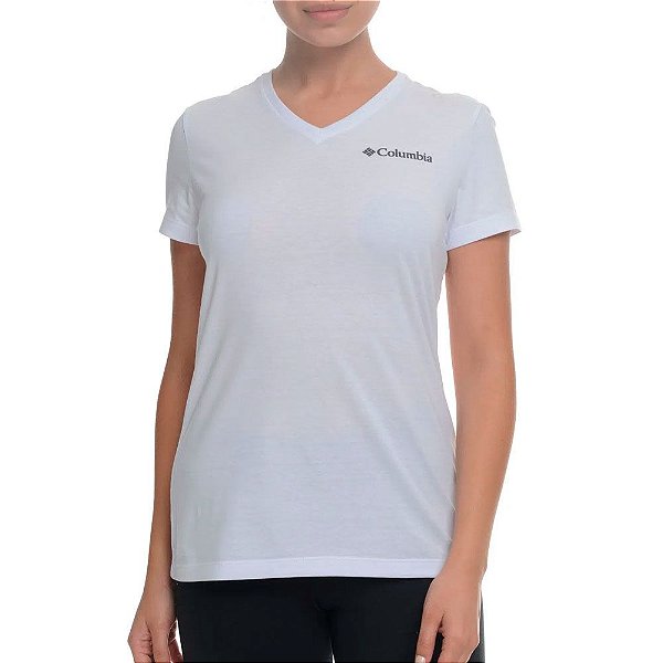 Camiseta Basic  Feminina Branco - Columbia